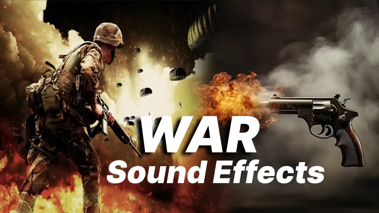 Download these Gunshot and Explosion SFX for War Sound Effects