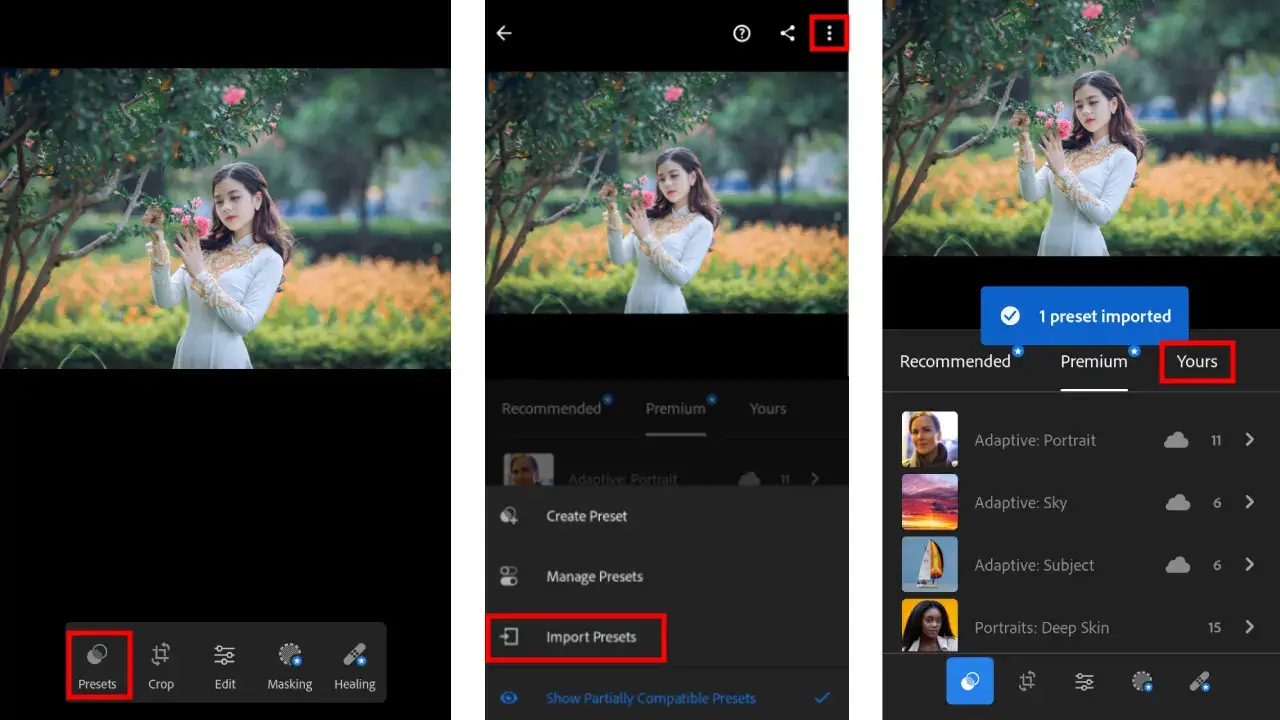 Lightroom presets photo editing workflow